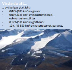 Fakta om gruvor och mineraler i Sverige