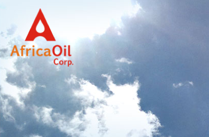 Africa Oil med blå himmel