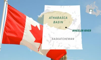 Karta över Athabasca i Kanada