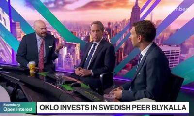 VD för Blykalla och VD för Oklo blir intervjuade på Bloomberg TV