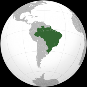 Karta över Brasilien - Ett blivande exportland av olja