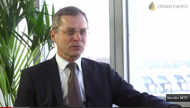 Ulrik Jansson, vd för Crown Energy - Aktier