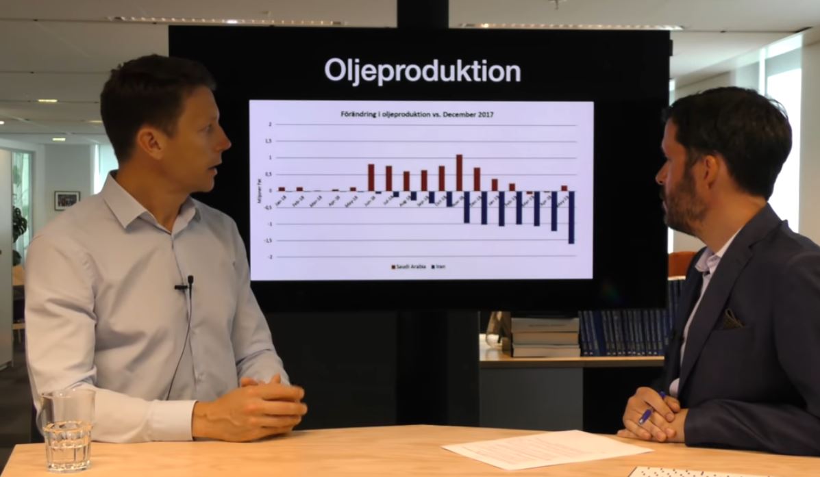 Dan Lindström och Jesper Norberg pratar olja
