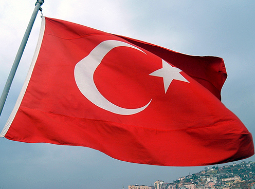 Den turkiska flaggan