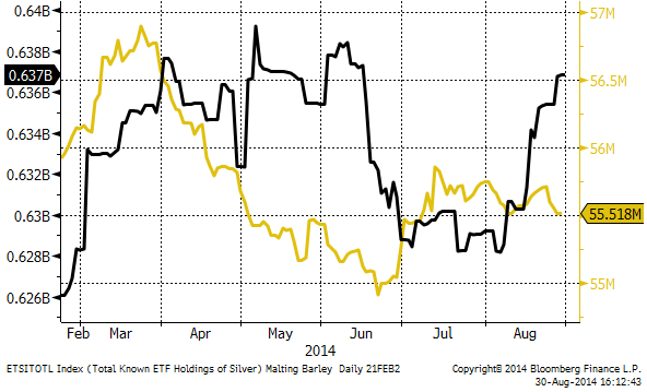 Guld och silver i ETF-fonder