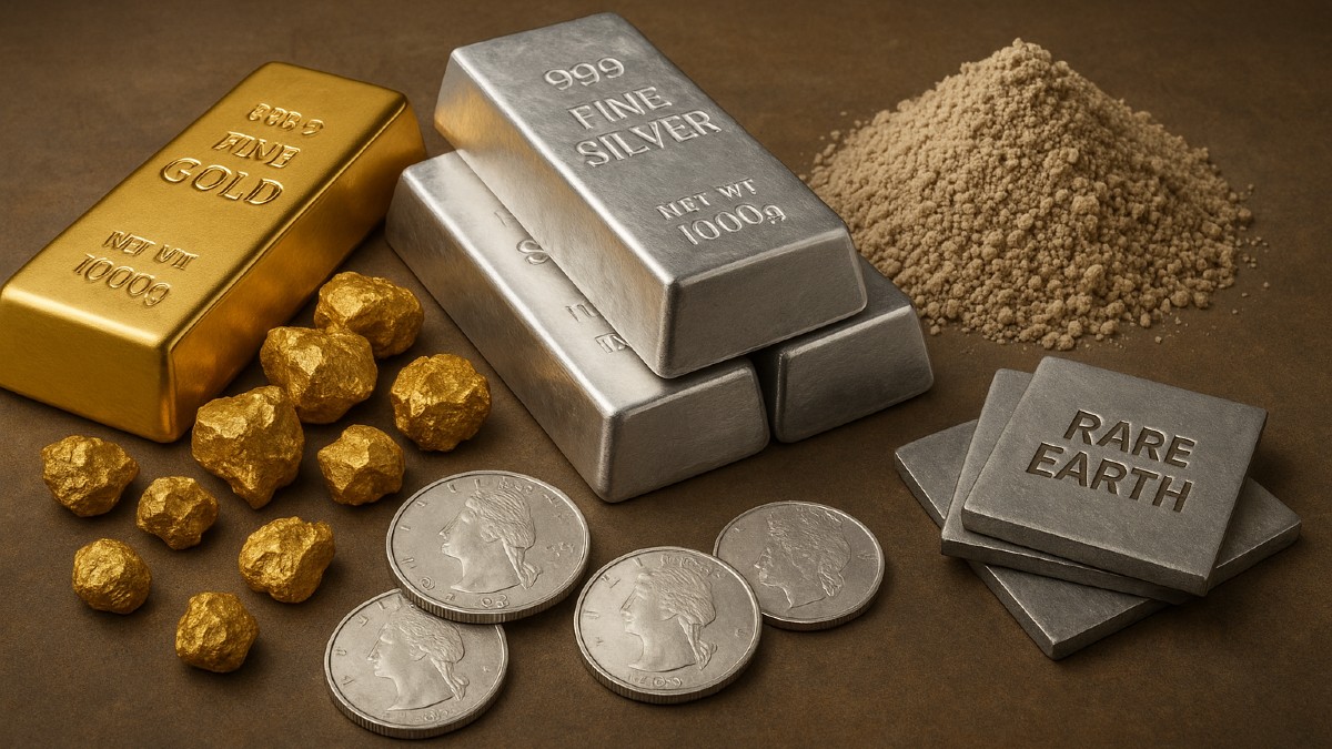 Guld, silver och sällsynta jordartsmetaller