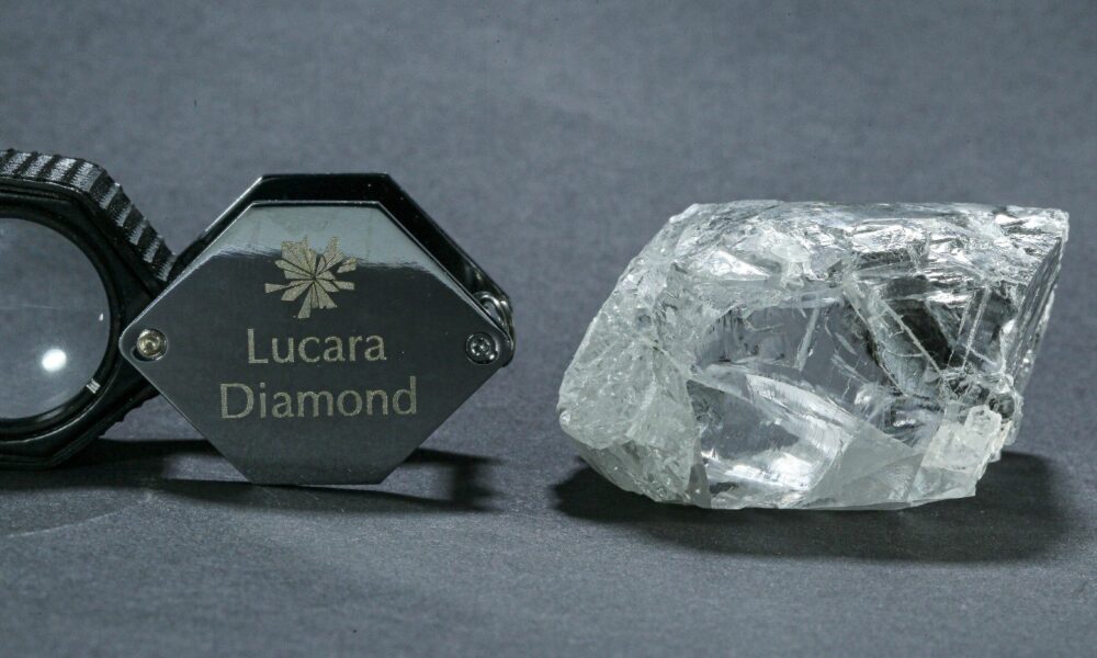 Diamant som Lucara Diamond hittat