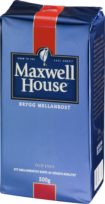 Bryggkaffe från Maxwell House