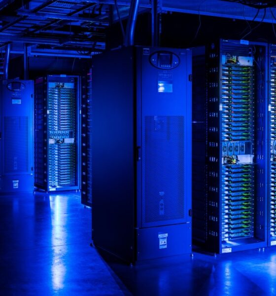 Inne i ett datacenter hos Meta