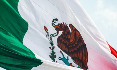 Del av Mexikos flagga