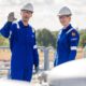 Två medarbetare på Neptune Energy