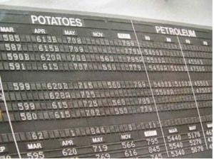 Terminer på potatis handlas på råvarumarknaden