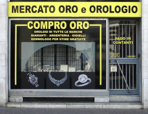 Sälja guld i Italien - Compro oro butik