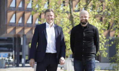 VD Tommi Nyman och CTO Hannes Haapalahti på Steady Energy.