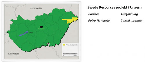 Swede Resources projekt i Ungern