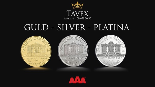 Guld- och silvermynt hos Tavex